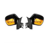 Espejo Extremo Manillar Moto Para Goldwing Gold Wing GL1800 GL 1800 2001 2002 2003-2017 2011 2010 Espejo Retrovisor Para Motocicleta Con Señal De Giro(A Style)