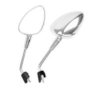 Espejo Extremo Manillar Moto Para Piaggio Para Vespa Primavera 50 150 Sprint 125 Para GTS300 Espejos Retrovisores Laterales De Motocicleta Galvanoplastia Piezas De Repuesto(Long Rod)