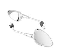 Espejo Extremo Manillar Moto Para Piaggio Para Vespa Sprint 50 125 150 Primavera Izquierda Derecha Para M8 Espejo Retrovisor De Motocicleta Largo/corto(Long chrome)