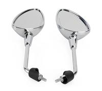 Espejo Extremo Manillar Moto Para Piaggio Para Vespa Sprint 50 125 150 Primavera Izquierda Derecha Para M8 Espejo Retrovisor De Motocicleta Largo/corto(Short chrome)