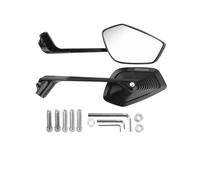 Espejo Extremo Manillar para G310GS para S1000R para R1250RS para R1250GS para LC para R1200GS para F900R 2024 Motocicleta Si Espejo Retrovisor Espejos Moto(Black with Logo)