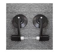 Espejo Extremo Manillar para para GTS para Sprint para Primavera 150 300 310 250 Motocicleta CNC Manillar Redondo Extremo Barra Espejos Retrovisores Equilibrio Tapón Espejos Moto(Black)