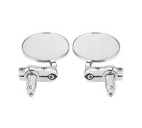 Espejo Extremo Manillar Universal 22 Mm 3 "Redondo 7/8" Motocicleta Manillar Extremo Espejos Laterales Espejo Retrovisor De Aluminio Espejos Moto