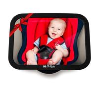 Espejo Hacia Asiento Posterior para Bebés, Espejo Retrovisor Inastillable para ver al Niño/Bebé en Asiento Infantil, espejo de Seguridad, Fácil Instalación, Efecto Antitemblor, Ajuste universal
