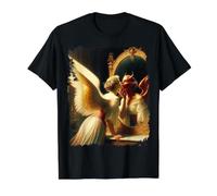 Espejo Inner Duality Angel Demon, diseñador renacentista Camiseta gráfica económica, Hombre, Negro, XL