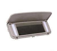Espejo interior de coche con tapa iluminada compatible con Volvo XC60 2009-2012 XC90 2004-2012 S80 2006-2013 (gris)
