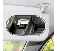 Espejo interior del coche Accesorios de estilismo Auto Seatback Universal Espejo portátil Autoadhesivo Maquillaje Espejo CarSun-Shading Visor HD Espejos de acero inoxidable