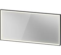 Espejo L-Cube de Duravit con iluminación, angular, 1400x700x67mm, aluminio grafito mate, LC7384049490100, Versión: con calefacción de espejo