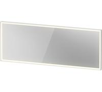 Espejo L-Cube de Duravit con iluminación, angular, 1800x700x67mm, aluminio blanco mate, LC7386018180100, Versión: con calefacción de espejo