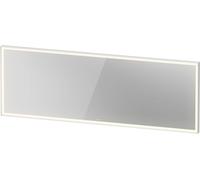 Espejo L-Cube de Duravit con iluminación, angular, 2000x700x67mm, aluminio blanco mate, LC7387018180100, Versión: con calefacción de espejo