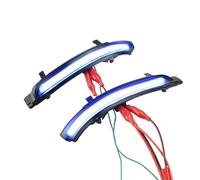 Espejo Lámpara Indicadora Intermitente LED Dinámico Espejo Retrovisor 3T0949101 Para Skoda Para Octavia 1Z3 Hatchback 1Z5 Estate Para Superb 3T4 Hatchback Intermitentes Coche(Bule and yellow)