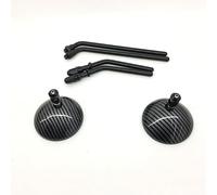 Espejo lateral 8mm 10mm Motorcycle Back View Mirror Round Shape Rearview Side Mirrors For Y&AMAHA MT-07 MT-09 MT-10 FZ1 FZ8 For X&max For NMAX(Carbon fiber)