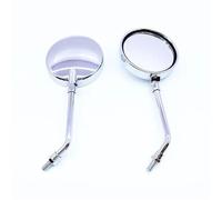 Espejo lateral ajustable Espejos Retrovisores De Motocicleta Espejo De 8/10MM Para SUZUKI Para SV400 650 Para Vstrom 650 1050 Para Bandit Para GS500 Para Vaclan(Chrome-long pole)