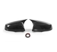 Espejo lateral carcasa Para Highlander 2020 2021 2022 Cubierta Espejo Retrovisor Lateral Coche Tapa Ala Bocina Puerta Exterior Embellecedor Fibra Carbono Negro