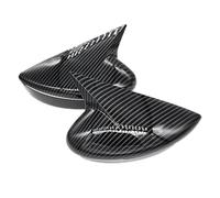 Espejo lateral carcasa Para patadas para Lannia para BlueBird 2015-2021 ABS fibra carbono retrovisor cubierta espejo lateral tapa ala puerta carcasa pegatina embellecedora