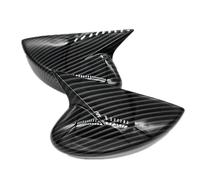 Espejo lateral carcasa Para patadas para Lannia para BlueBird 2015-2021 ABS fibra carbono retrovisor cubierta espejo lateral tapa ala puerta carcasa pegatina embellecedora