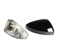Espejo Lateral Carcasa Para TT Para TTS RS Para TTRS MK3 8S 2015-2023 R8 2016-2023 Patrón Fibra Carbon Vista Trasera Lateral Coche Cubierta Espejo Retrovisor Reemplazar(Negro)
