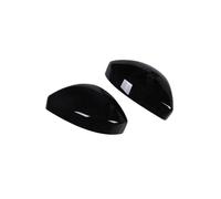 Espejo lateral cubiertas tapas Para Jaguar Para F-Pace E-PACE Carcasa De Espejo Retrovisor Exterior De Coche(Glossy Black)