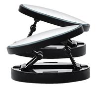 Espejo lateral de ángulo muerto - Espejo retrovisor lateral de 360 grados, espejo de coche ajustable para la visión trasera, seguridad vial mejorada, retroceso, retroceso, multiusos, exterior e