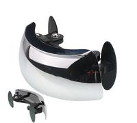 Espejo lateral de la motocicleta, parabrisas de motocicleta 180 grados espejo de ángulo muerto - montaje ajustable para cubierta de ángulo muerto ATV Scooter manillar bicicleta