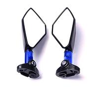 Espejo lateral de moto Para CBR929RR CBR954RR CB1000R Para CBR 1000 929 954 Para RR Espejo Universal Aluminio Para motocicleta Espejo Retrovisor Lateral Para moto Espejo Cristal Azul(3)