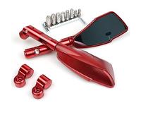 Espejo lateral de moto Para MSX125 Para PCX 125 150 PCX150 Para PCX 150 Espejos Retrovisores Aluminio Para Manillar Motocicleta CNC Espejo De Marcha Atrás Izquierdo Y Derecho(4)