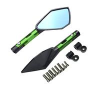 Espejo lateral de moto Para S1000R K1200R K1300R R1150R F800R F650CS Para R-Ninet Espejo De Marcha Atrás Izquierdo Y Derecho Espejos Retrovisores De Motocicleta(Short Green)