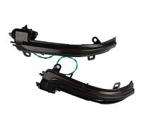Espejo lateral de Riloer Luz de señal de giro, ajuste para BMVV X1 F48 X2 F39, 2 series Active Tourer F45, lente ahumada Amber Señales de parpadeos dinámicos