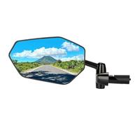 Espejo lateral moto Espejo Retrovisor Ancho Para Seguridad En Carretera Para Ciclistas Accesorios De Ciclismo Ángulo Ajustable Manillar Extremo Giratorio 360