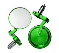 Espejo lateral para bicicleta eléctrica, scooter, motocicleta, espejo | Cristal de gran angular, convexo, mejor visión general, reduce accidentes, para ciudad y campo