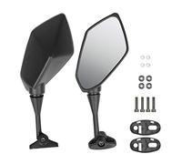Espejo lateral Para CBR600RR 2003-2011 CBR900 1998-2003 CBR1000RR 2004-2007 2 Unids/par Espejo Retrovisor Para Motocicleta Reflector Espejos Laterales(Negro)