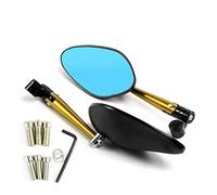 Espejo lateral Para KAWASAKI Z1000 Z 750 Para ER-6F Para R-6N Par De Accesorios Motocicleta Espejos Aluminio Espejo Retrovisor Izquierdo Y Derecho Marcha Atrás Llens(2)