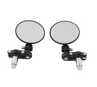 Espejo lateral para motocicleta, espejos de extremo de barra, espejo retrovisor plegable redondo para manillar de 7/8 pulgadas, Scooters, motos de cross, ABS, Metal, 2 uds.