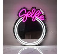 ESPEJO LED NEÓN CM30X35 SELFIE