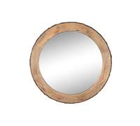 ESPEJO MANGO 74X2X74 TRONCO MARRON