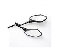 Espejo Manillar 2 Unids/par Espejo Retrovisor Motocicleta Scooter E-bike Espejos Retrovisores Lado Trasero Espejo Convexo 8mm 10mm Fibra Carbono Universal Retrovisores Laterales Traseros(10mm)