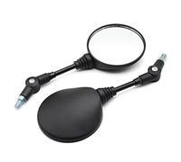 Espejo Manillar Compatible Con Yamaha Para FZR1000 Para GENESIS Para FJ1100 Para FJ1200S T Para FZ750 Para FZR750R Espejo Retrovisor De Motocicleta Plegable Redondo De 10 Mm