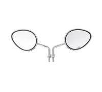 espejo manillar Espejo Retrovisor Lateral Motocicleta 10mm Para Indian Para Chieftain 2014-2024 Para Roadmaster 2015-2024(Silver)