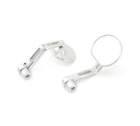 espejo manillar Espejos Manillar Motocicleta Espejo Retrovisor Lateral Para BMW R NineT Para RNINET(Silver)