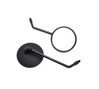espejo manillar Espejos Retrovisores Motocicleta Espejo Lateral Redondo 8 10mm Para Vespa GTS Para Suzuki Para Intruder VL 1500 Para Royal Para Enfield(BLACK)