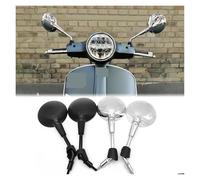 espejo manillar Espejos Retrovisores Motocicleta Para Vespa GT GTS GTV 50 125 200 250 300 300ie(GTS 19-22 silver)