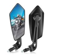 Espejo Manillar Motocicleta Espejo Retrovisor Reflector Ajustable Y Giratorio Para Manillar Transparente Accesorio Para Bicicleta Eléctrica Y Scooter
