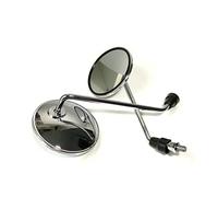 Espejo Manillar Par 2 Piezas, Espejo Retrovisor Para Motocicleta, Espejos Retrovisores Para Bicicleta Eléctrica Espejo Lateral Para Ciclomotor Redondo 8mm Retrovisores Laterales Traseros