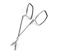 Espejo Manillar Para Shadow Para Spirit 750 1100 Para VLX600 Para VT600C Para VTX1100 Espejos Retrovisores Laterales Cuadrados Modificados Para Motocicleta Accesorios