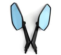 Espejo Manillar Para Z1000 Para Z750 Para ER-6F Para ER-6N 8 Mm 10 Mm Negro Universal Manillar De Motocicleta Espejos Retrovisores Accesorios De Espejo Retrovisor De Motocicleta