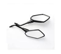 Espejo Manillar Universial 2 Unids/par 8mm 10mm Espejo Motocicleta Scooter E-Bike Espejos Retrovisores Electromóvil Espejo Convexo Lateral Trasero Retrovisores Laterales Traseros(10mm)