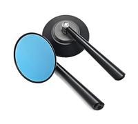 Espejo Modificado Espejo Retrovisor De Motocicleta para para CB650R NC750X NX500 NT1100 ADV 350 X 750 Africa Twin CRF1100L Espejo De Campo Amplio.(Negro)