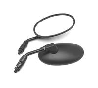 Espejo Modificado Espejo Retrovisor De Motocicleta para para CB650R NC750X NX500 NT1100 ADV 350 X 750 Africa Twin CRF1100L Espejo De Campo Amplio.(Negro)