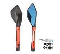 Espejo Modificado Espejo Retrovisor Lateral para Motocicleta para K1300 K1200 F800 F650 G650 HP2 con Manillar Giratorio De 360° Y Reflector Plegable(Naranja)