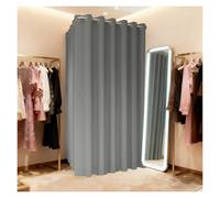 Espejo montado en la pared en forma de L con marco gris, ideal para dormitorio, oficina y dormitorio, 85 cm, diseño elegante que ahorra espacio